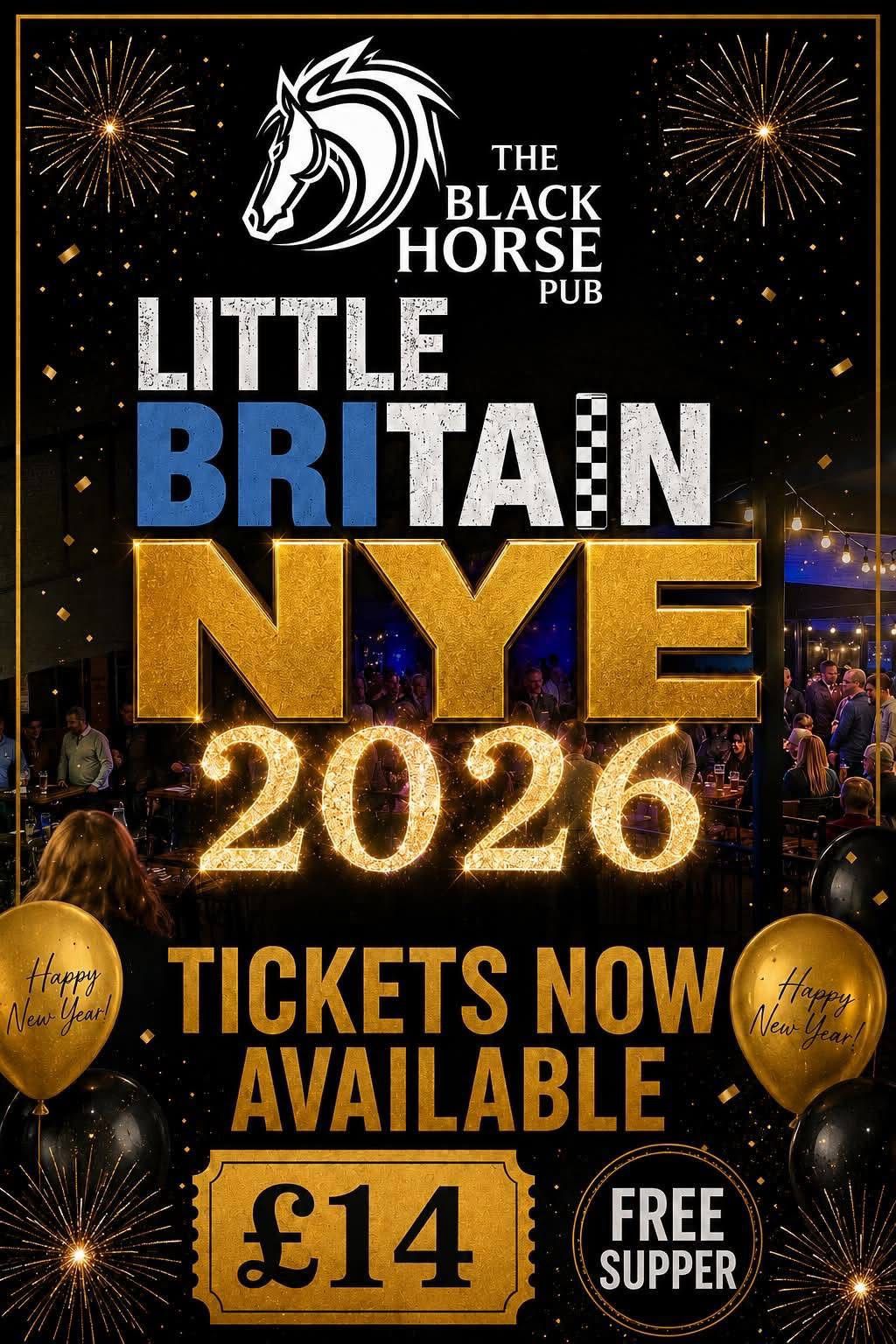 LITTLE BRITAIN NYE 2026 — TICKETS ARE SELLING FAST! LITTLE BRITAIN NYE 2026 — TICKETS ARE SELLING FAST!
